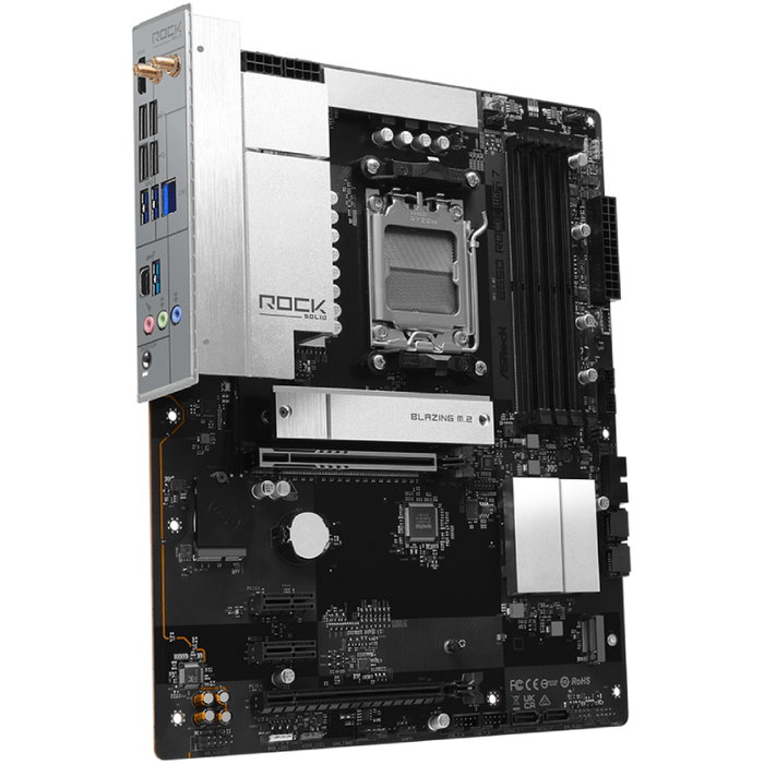 ASRock B650 Rock WiFi 7 DDR5 PCIe 5.0 Socket AM5